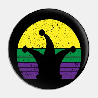 Jester hat mardi gras Pin