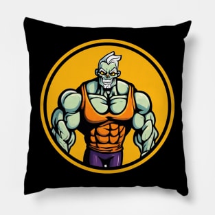 Scary Muscle Dad Pillow