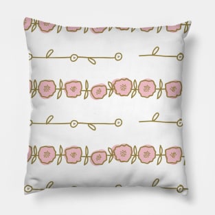 Elegance Seamless pattern with flowers Pillow