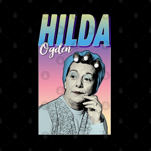 Hilda Ogden - Retro Pop Art Corrie TV Tribute by DankFutura