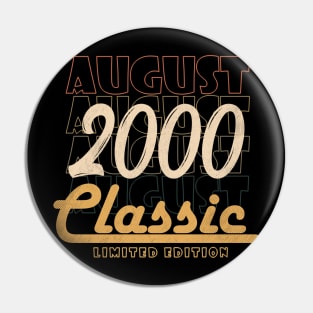 august 2000 birthday Pin