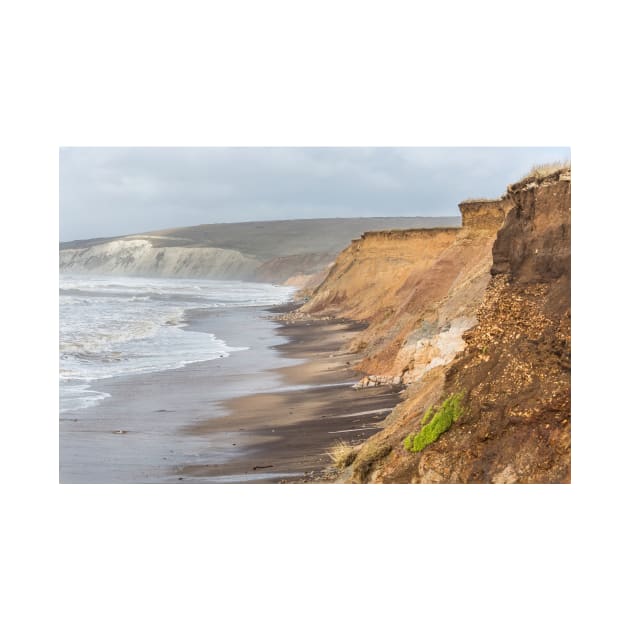 Compton Bay in Stormy Weather by GrahamPrentice