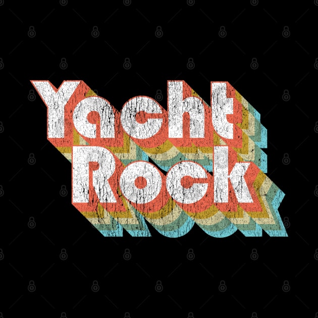 Vintage Fade Yacht Rock Party Boat Drinking Gift by Vector Deluxe