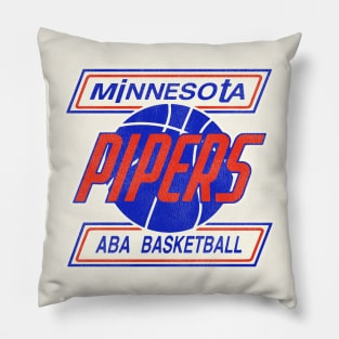 Defunct Minnesota Pipers Basketball Team Pillow