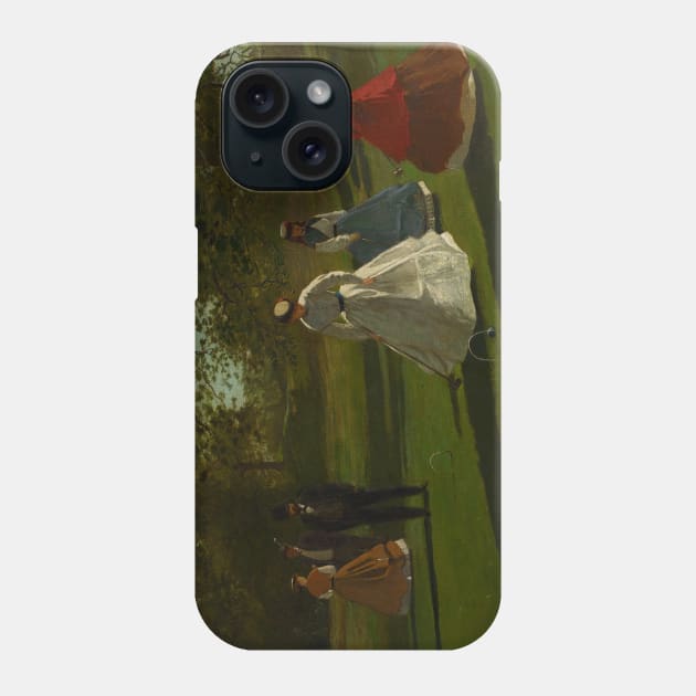 Croquet Players by Winslow Homer Phone Case by Classic Art Stall