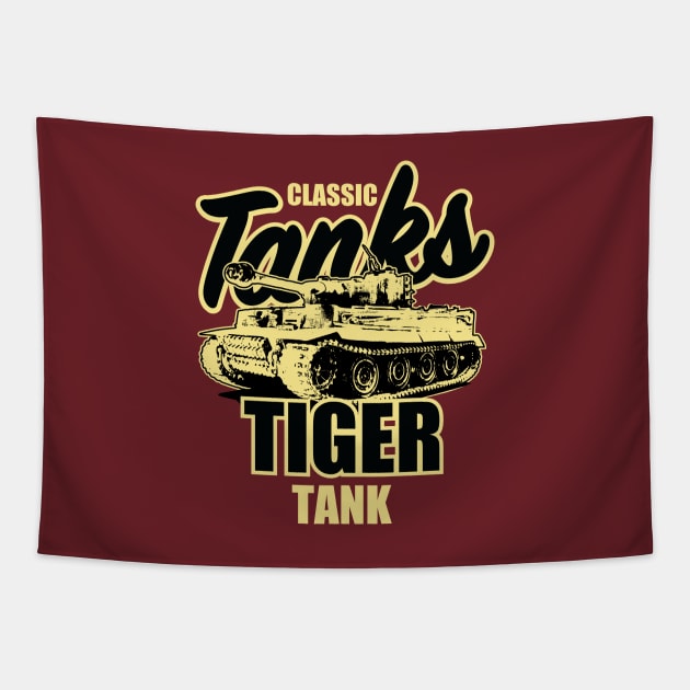 Tiger Tank Tapestry by TCP