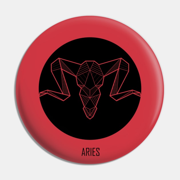 Aaries - Geometric Astrology Pin by alcateiaart