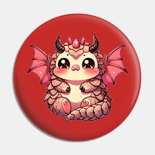 Kawaii Pangolin Dragon Pin