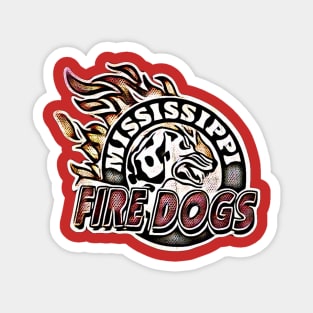 Mississippi Firedogs Football Magnet