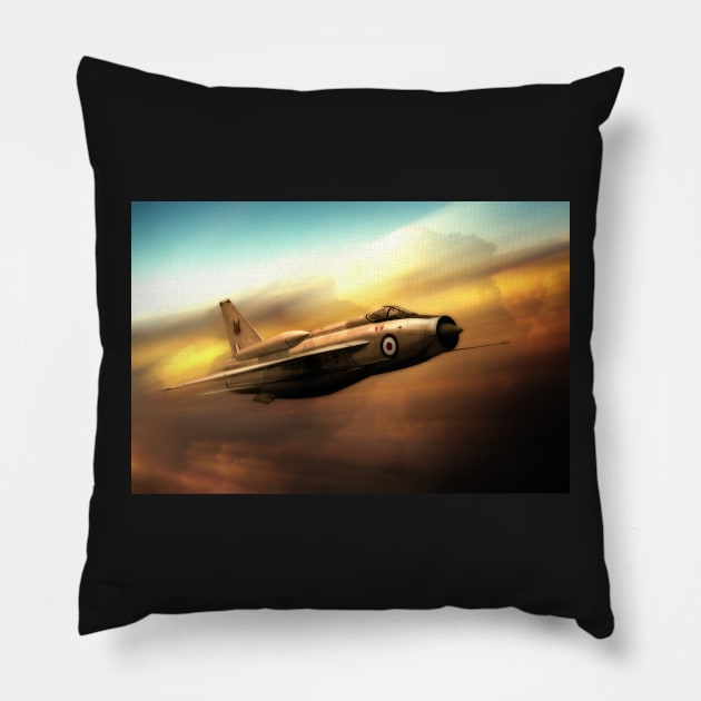 Lightning Top Tanks Pillow by aviationart