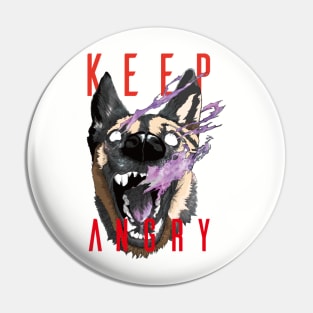 Keep Angry Pin
