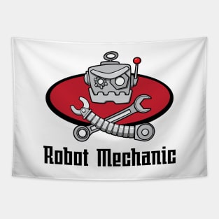 Robot Mechanic Tapestry