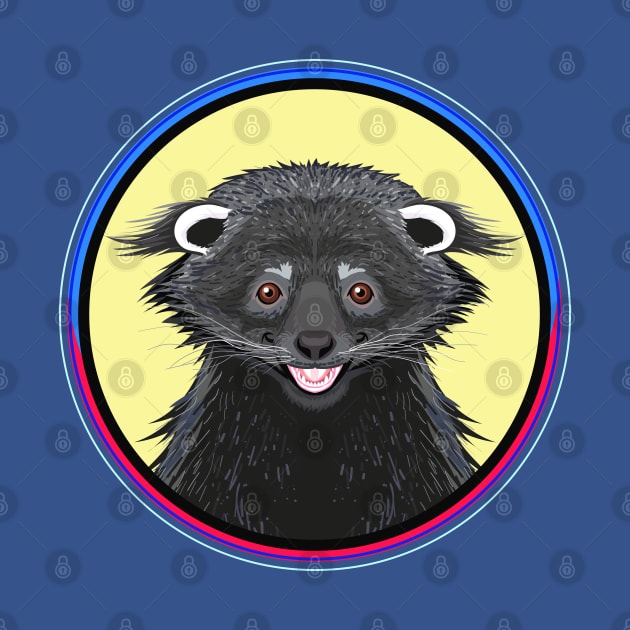 Binturong Circle by Peppermint Narwhal