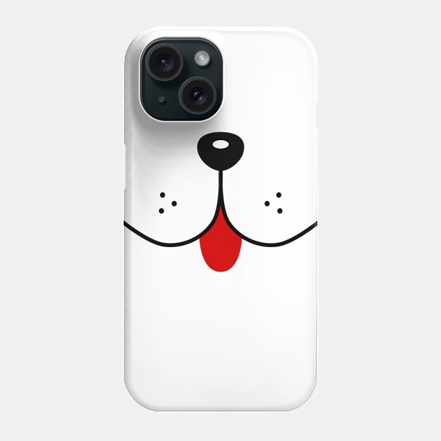 Funny Dog Face Cute Animals Nose Phone Case by xsylx