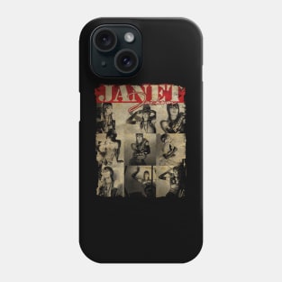 TEXTURE ART- JANET JACKSON 70S 2 Phone Case