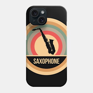 Retro Vintage Saxophone Gift For Saxophonists Phone Case