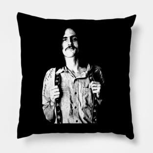 James Taylor /// Retro mustache Pillow