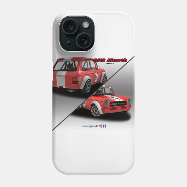 Autobianchi A112 Abarth Group 2 Phone Case by PjesusArt