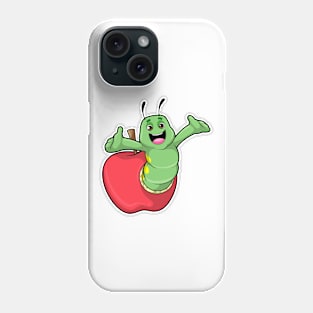 Caterpillar with Apple Phone Case