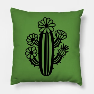 Flowering Cactus Pillow