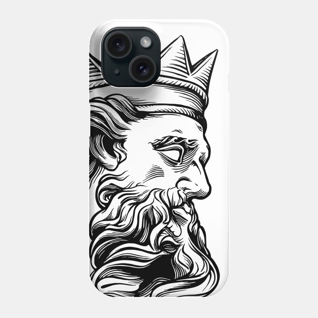 Sculpture Poseidon Phone Case by ycapkinn 