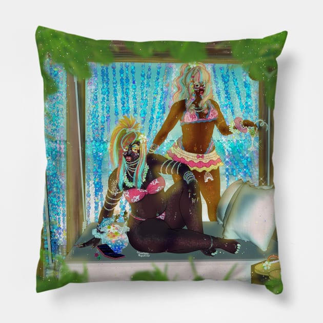 Summer vibes Pillow by Artadorkable's Magic Shop