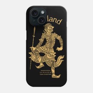 vintage Thai Mural Painting Phone Case