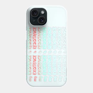 My Existence Is Resistance s3 Red Slide Phone Case