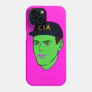 CIA Glow Guy - Meme, Glow In The Dark, Terry Davis Phone Case