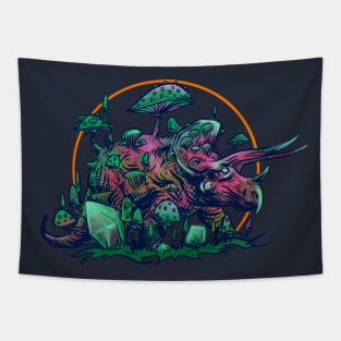 Mushroom Dino- He's a Fun-gi Tapestry