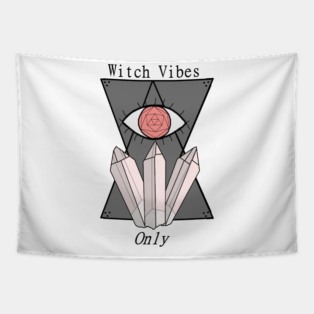 Witch Vibes Only Tapestry by Pink_lil_Ghost