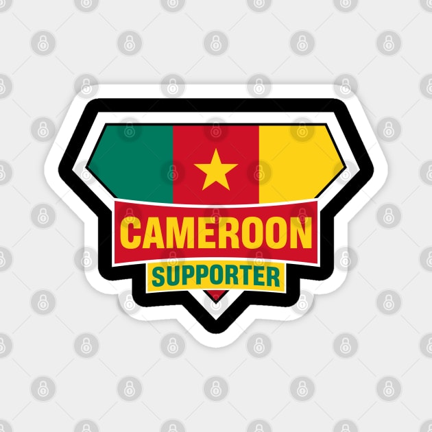 Cameroon Super Flag Supporter Magnet by ASUPERSTORE