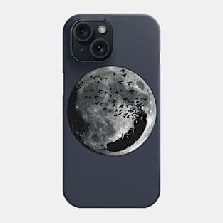 Raven Feather Moon Phone Case