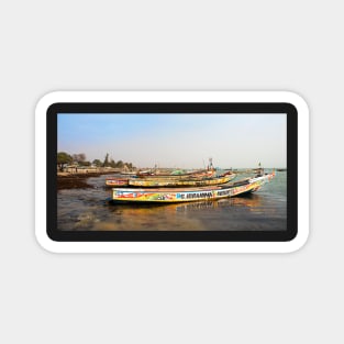 Pointe Sarene Fishing Boats Magnet