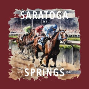 Saratoga Springs Racetrack T-Shirt