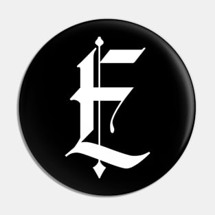 e gothic logo Pin