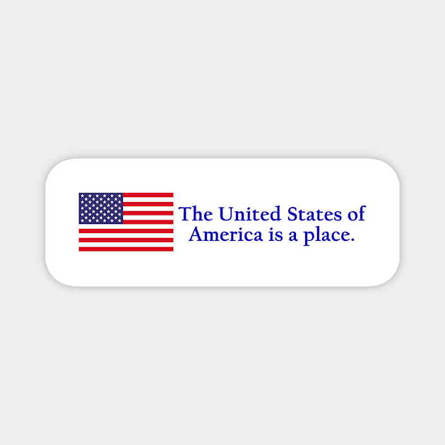 The United States of America is a Place Magnet by Drobile