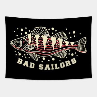 bad sailors fish Tapestry