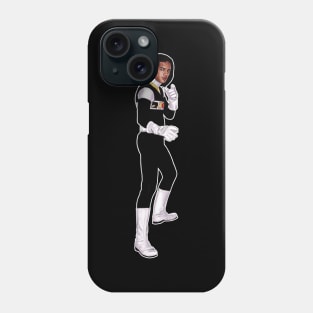 Power Rangers In Space Black Phone Case