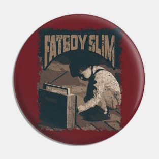 Fatboy Slim Vintage Radio Pin