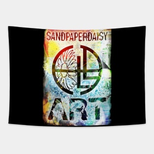 Sandpaperdaisy ART logo grunge skater graffiti Tapestry