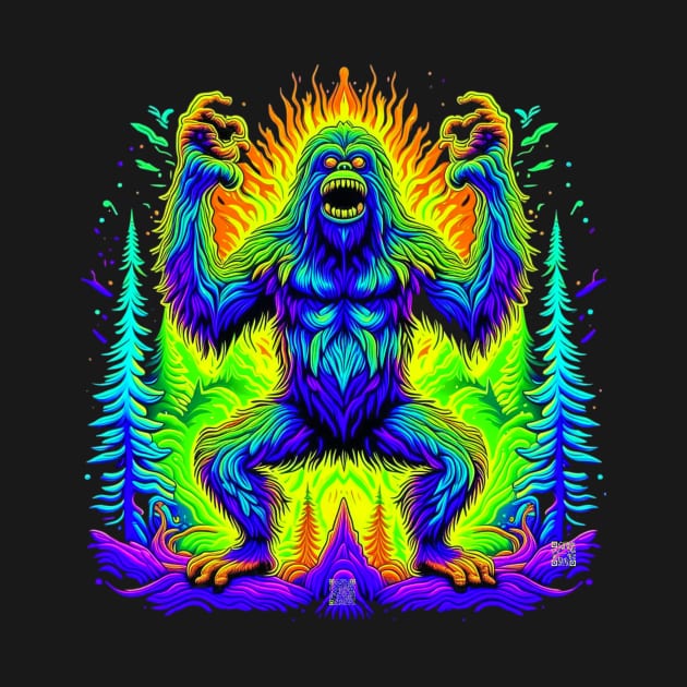 Screaming Sasquatch by JSnipe