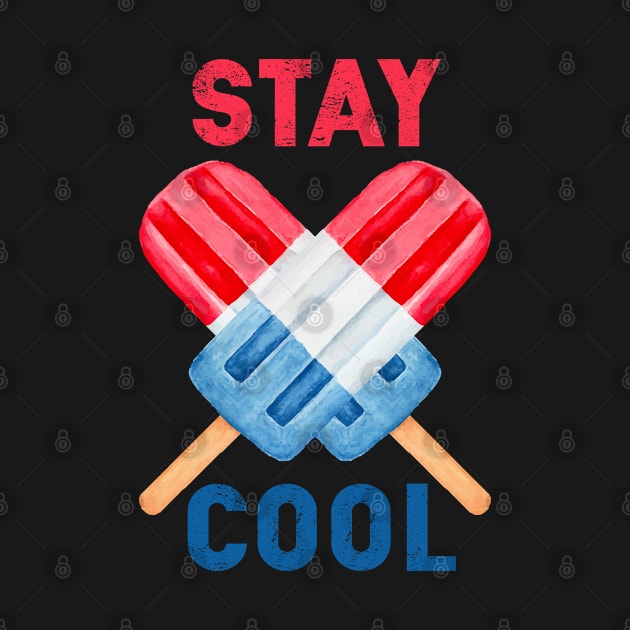 Stay Cool 4th July shirt, 4th of July Kids Shirt, USA independence day, America t-shirt , Funny 4th july by RRADesign