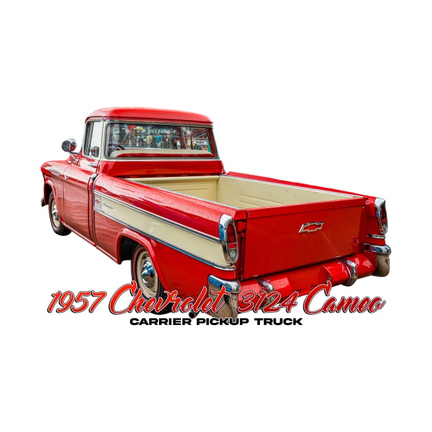 1957 Chevrolet 3124 Cameo Carrier Pickup Truck by Gestalt Imagery