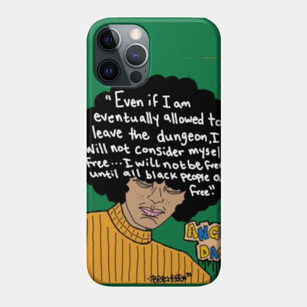 Angela - Black History Month - Phone Case