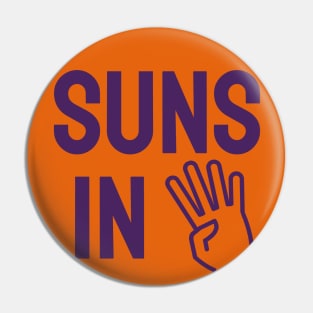 Suns in 4 Phoenix Basketball Playoffs Sweep Pin