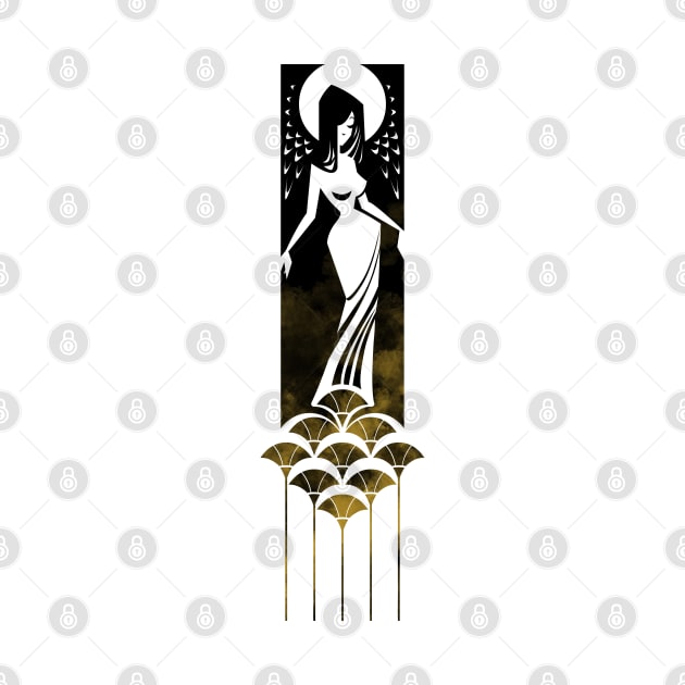 art deco angel by gh30rgh3