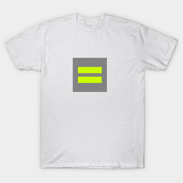 yellow checkerboard shirt