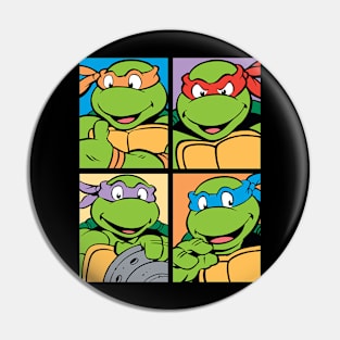 Retro Tmnt Funny Gifts Men Pin