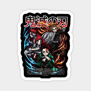 Demon Slayer Fanart Magnet